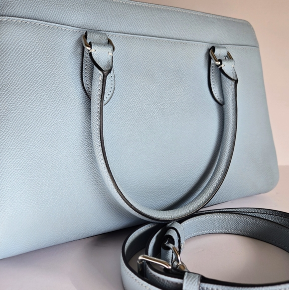 Coach Large Darcie Leather Carryall Handbag/Crossbody Bag - Picture 2 of 9